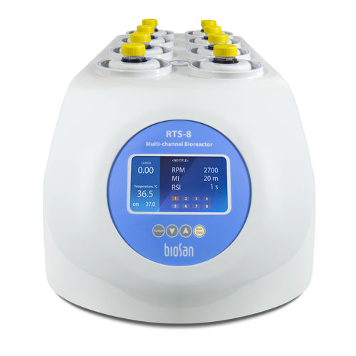 Biorreactor de laboratorio - RTS-8 - Biosan - para cultivos celulares / para la investigación científica / de un solo uso