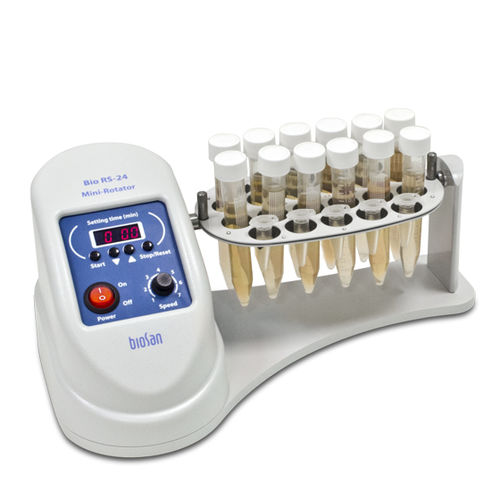 Agitador de laboratorio rotativo - Bio RS-24 - Biosan - analógico / digital / de mesa