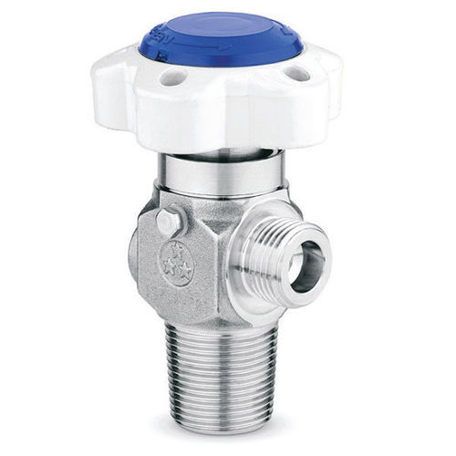 Válvula para botella de oxígeno - D306 - ROTAREX MEDITEC - de acero inoxidable / gris / de alta presión