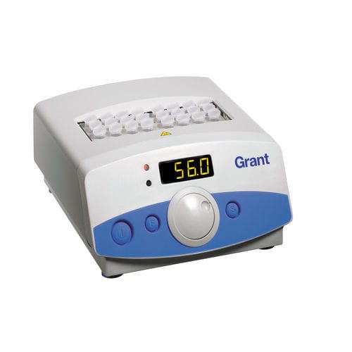Calentador de bloque de laboratorio electrónico - QB series - Grant Instruments - de mesa / para microtubos / de volumen múltiple