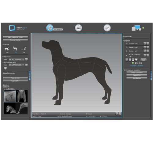 Software para radiología veterinaria - IMEDview - Imedsys - dental veterinario / de mejora de la imagen / de adquisición