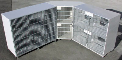 Jaula veterinaria para gatos - Corner Cat Cottage™ - Snyder Manufacturing Company - modular