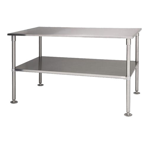 Mesa de trabajo - 2023 - DRE Veterinary - rectangular / para animales / de acero inoxidable