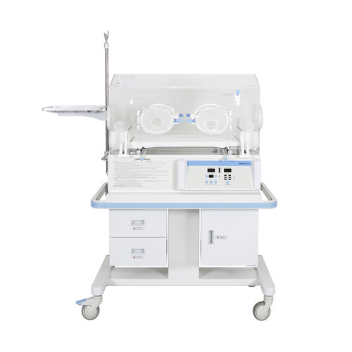 Incubadora neonatal con ruedas - Infantia NB1 - DRE Veterinary - con 4 ventanas de acceso