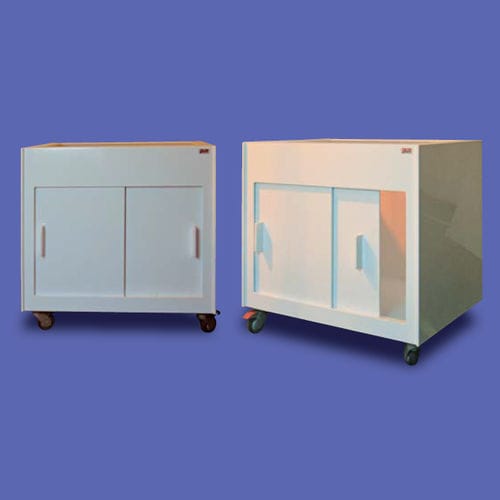 Armario para mesa de laboratorio - Felcon - con puerta corredera