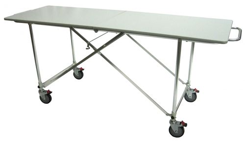 Mesa de preparación funeraria - 227 kg - Affordable Funeral Supply - rectangular / con ruedas