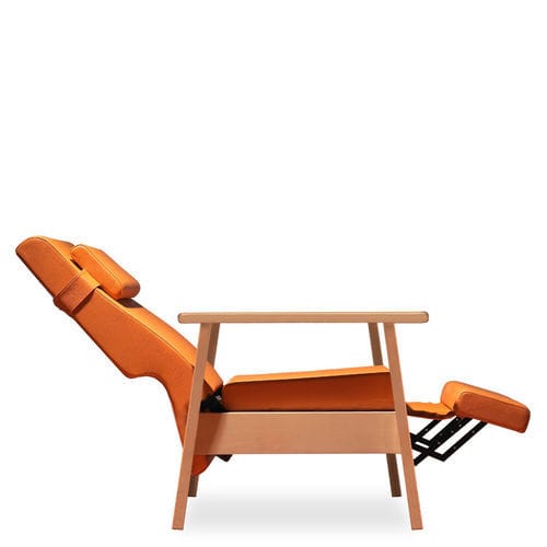 Sillón de descanso reclinable - SA08 - Borgo - ergonómico / manual / con reposapiernas