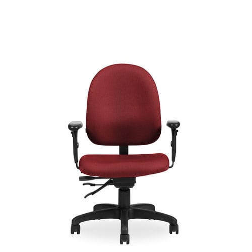 Silla de oficina con reposabrazos - Jendra - Borgo - con ruedas / neumática / giratoria
