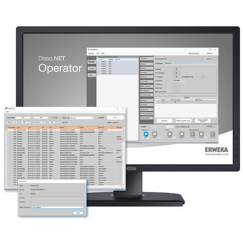 Software de control - Disso.NET 4 - ERWEKA GmbH - visualizador / médico / automatizado