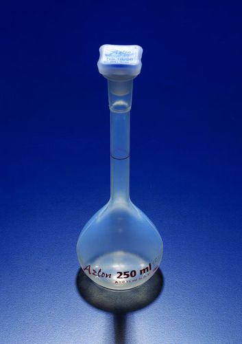 Matraz de laboratorio - FDF1 series - SciLabware Limited - de polipropileno / aforadas