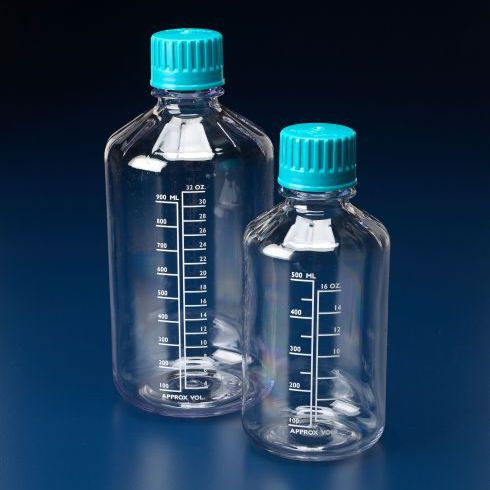 Frasco de laboratorio - Azlon® BRC0500, Azlon® BRC1000 - SciLabware Limited - de policarbonato / graduado