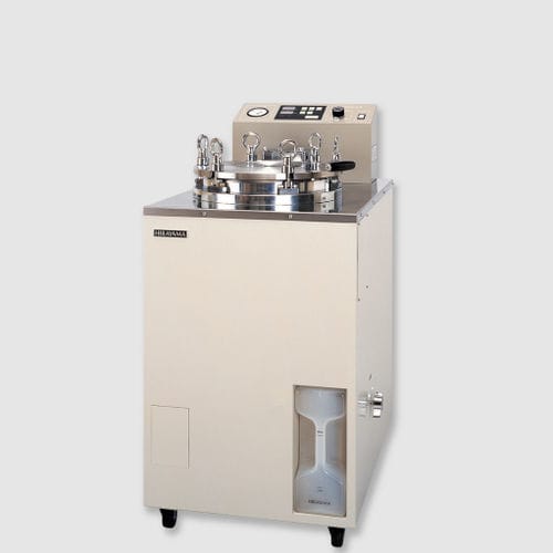 Autoclave de laboratorio - HB-305M - HIRAYAMA - de vapor / con ruedas