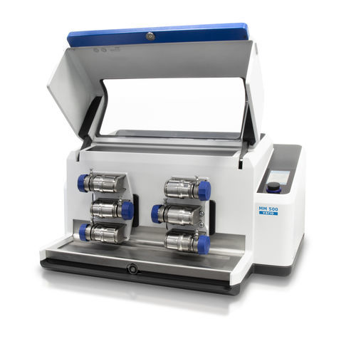 Molino de bolas - MM 500 vario - RETSCH - para la industria farmacéutica / de ruptura de células / para preparación de muestras