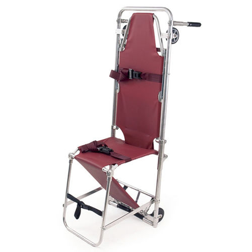 Silla tipo camilla manual - 107-C - Ferno Canada Inc. - plegable / ajustable en altura / con ruedas