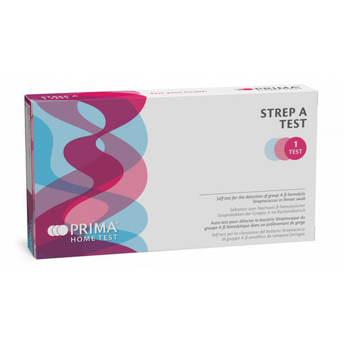 Prueba rápida para enfermermedades infecciosas - 800060-1 - PRIMA Lab - de uso doméstico / para antígenos / de estreptococo A