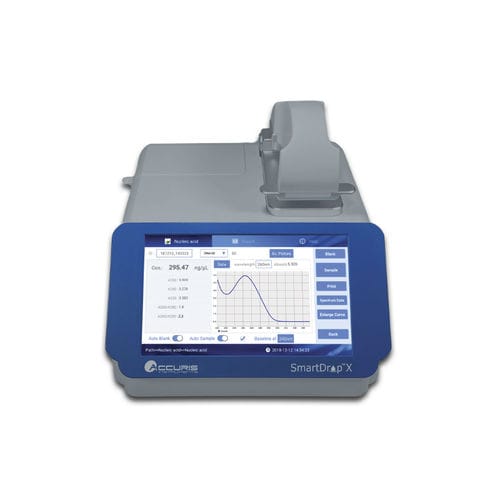 Espectrofotómetro UV-vis - SmartDrop X - BENCHMARK SCIENTIFIC - de xenón / CCD / de mesa