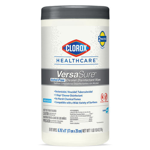 Toallita limpiadora para suelos y superficies - VersaSure®  - CLOROX HEALTHCARE