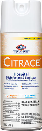 Desinfectante para mobiliario médico - Citrace® - CLOROX HEALTHCARE - para suelos y superficies / líquido