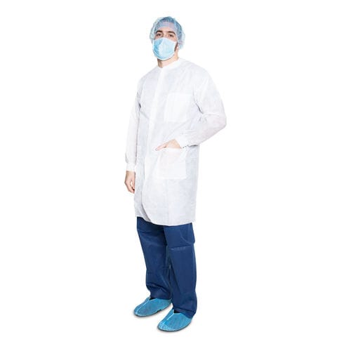 Casaca sanitaria unisex - 342 - Dukal Corporation - L / blanca