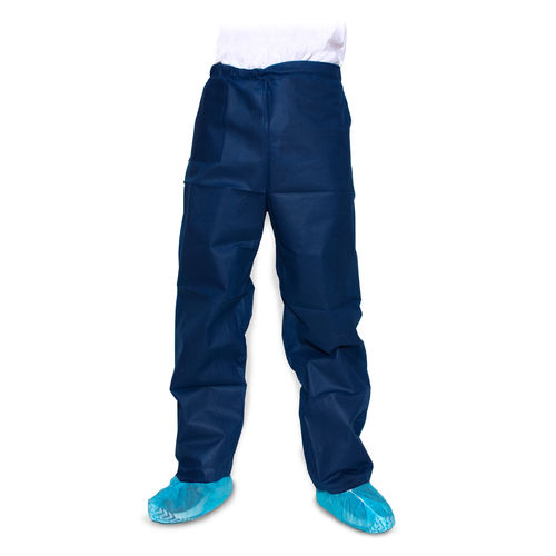 Pantalón sanitario para hombre - 380L - Dukal Corporation - L / de polipropileno / azul