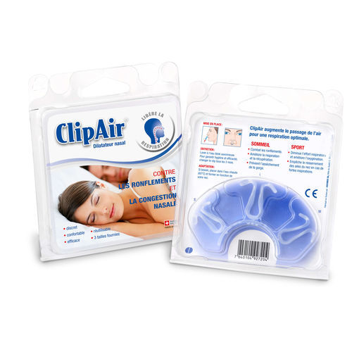 Dispositivo antirronquido dilatador nasal - ClipAir  - OSCIMED - reutilizable