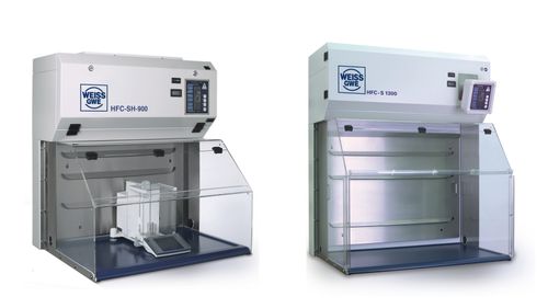 Puesto de seguridad citotóxica clase I - HFC-SH 900, HFC-S 1300 - Weiss GWE GmbH - de pesaje / de mesa