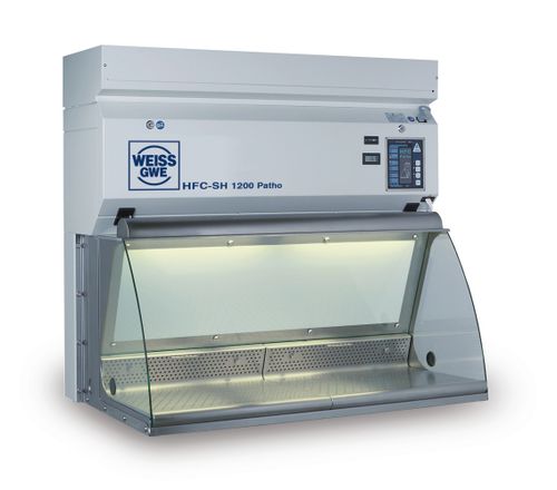 Campana de laboratorio de histopatología - HFC-S 1200 Patho - Weiss GWE GmbH - de laboratorio / de mesa