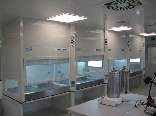 Campana para sala blanca - E1 - Weiss GWE GmbH - de pie / de flujo laminar