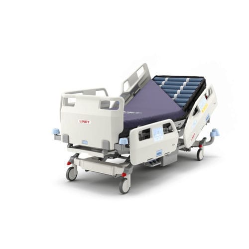 Cama para cuidados intensivos - Essenza 300 LT - LINETT - eléctrica / de altura regulable / con ruedas