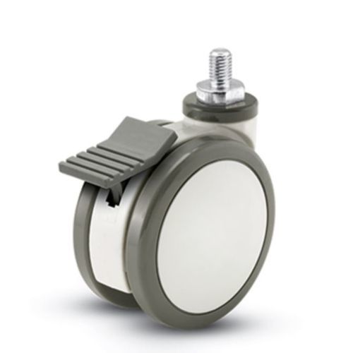 Rueda de caucho - TM Series - MEDCASTER - con freno / antiestática / giratoria
