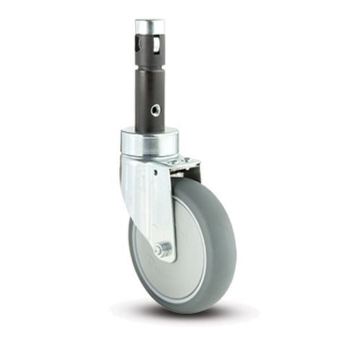 Rueda de caucho - 391    - MEDCASTER - con freno / giratoria