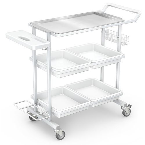 Carro médico - K-3 series - TECHMED - para aparato / para instrumental / multifunción