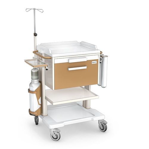 Carro médico - OPTIMUM Z Type series  - TECHMED - de hospital / para cuidados / de acero inoxidable