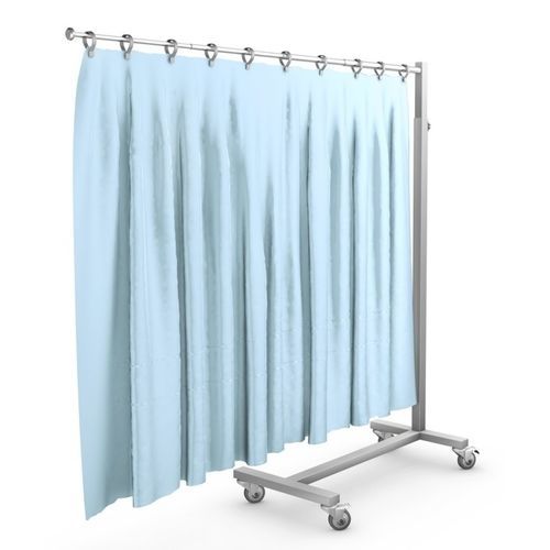 Biombo médico con ruedas - PT-03 series - TECHMED - telescópico / móvil / de habitación de hospital