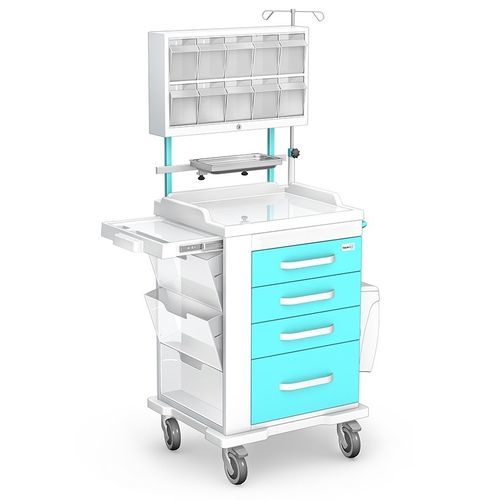 Carro de anestesia - ANS/ABS series - TECHMED - para instrumental / de medicamentos / para consumibles