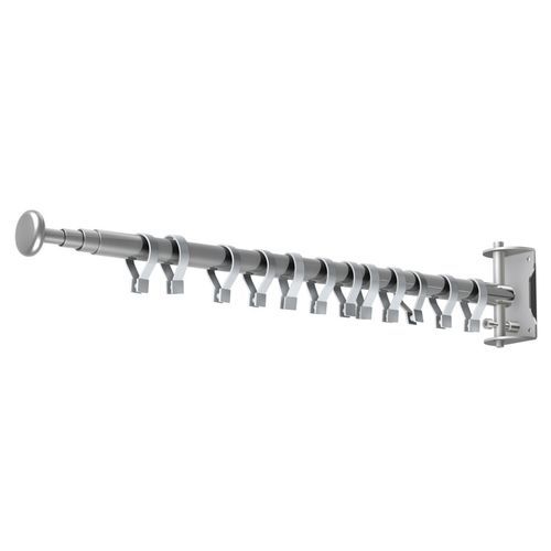 Biombo médico móvil - PT-01 - TECHMED - telescópico / de pared / con ruedas