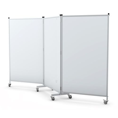 Biombo médico con ruedas - PJ-03 (PC) - TECHMED - 3 paneles
