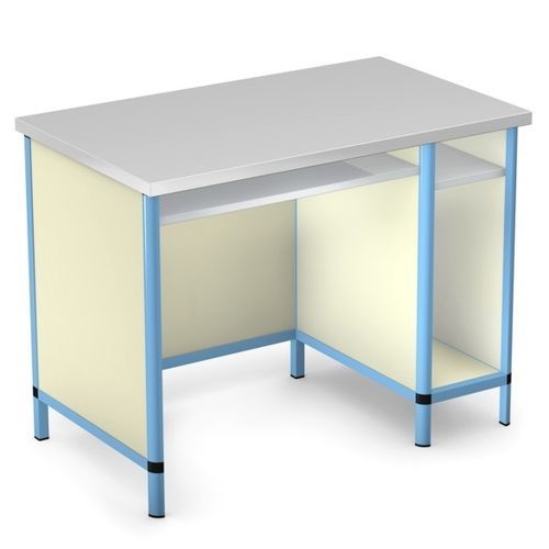 Escritorio rectangular - ALB series - TECHMED - con cajón