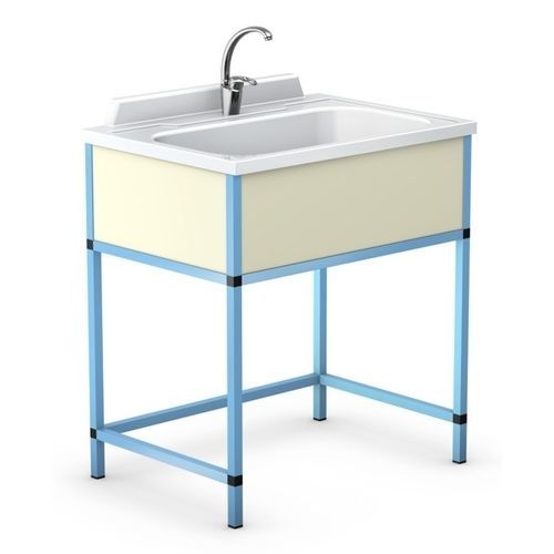 Mesa para cambiar pañales - OSKAR - TECHMED - en L / con fregadero