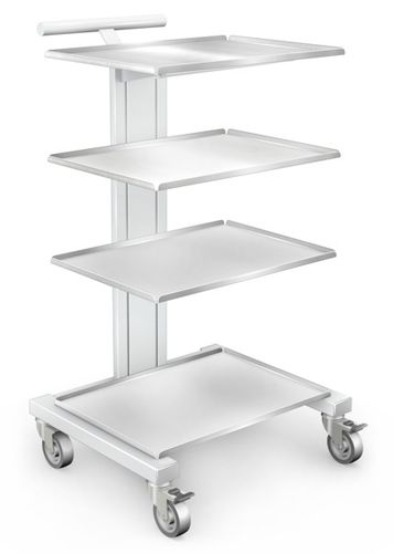 Mesa de instrumentos de acero inoxidable - K-6 series - TECHMED - de metal / manuel