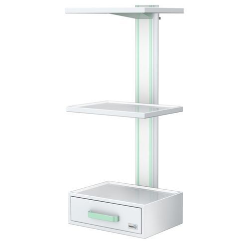 Columna de distribución de pared - DEDAL III typ AP - TECHMED - con estantes