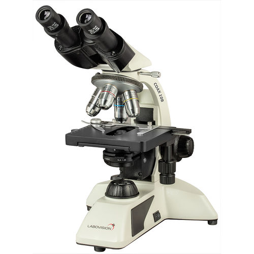 Microscopio óptico - COAX 10B - Labovision Microscopes - de laboratorio / trinocular / con óptica plana