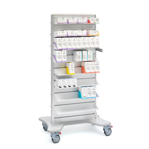 Carro para sutura - S32OSC - Solaire Medical - de almacenamiento / con estante / estructura abierta