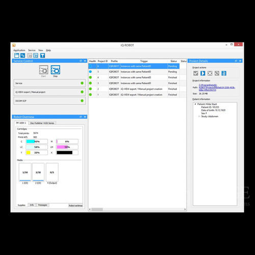 Software para imágenes médicas - iQ-ROBOT  - IMAGE Information Systems - de gestión / de control / de diseño