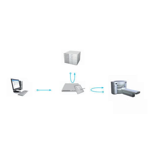 Software de gestión - iQ-WORKLIST  - IMAGE Information Systems - de monitorización de dosis de radiación / de planificación / de facturación