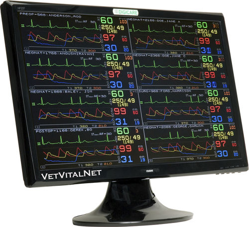 Central de monitorización veterinaria - VetVitalNet™ - Digicare Animal Health