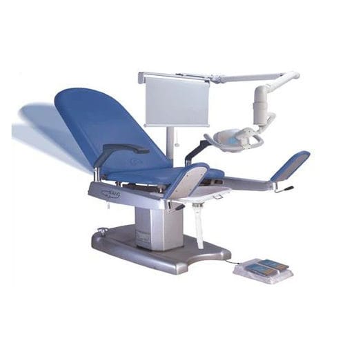 Sillón de reconocimiento ginecológico - DH-S101 01 - KANGHUI MEDICAL TECHNOLOGY - eléctrico / de altura variable / de 2 secciones