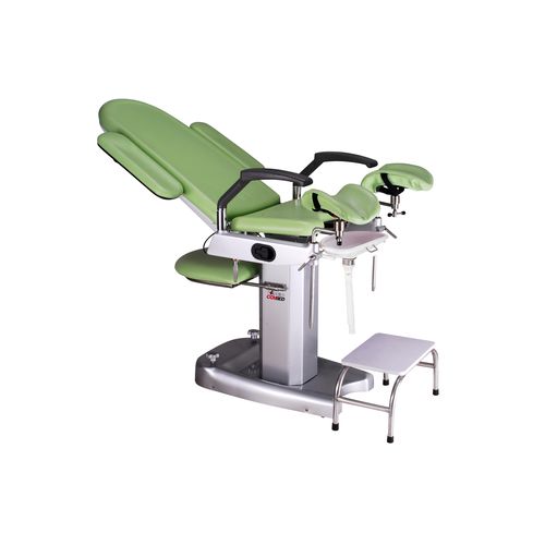 Sillón de reconocimiento ginecológico - DH-S102B 01 - KANGHUI MEDICAL TECHNOLOGY - eléctrico / con reposapiernas / de 3 secciones