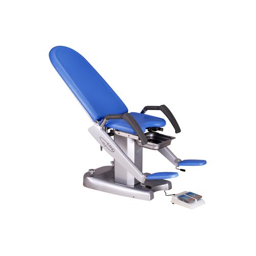 Sillón de reconocimiento ginecológico - DH-S102A - KANGHUI MEDICAL TECHNOLOGY - eléctrico / de altura variable / con reposapiernas