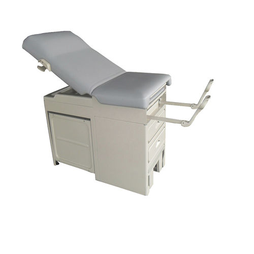 Sillón de reconocimiento ginecológico - DH-S106 02 - KANGHUI MEDICAL TECHNOLOGY - eléctrico / con reposapiernas / de 2 secciones